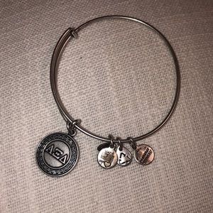 Alex and ani Alpha Xi Delta bracelet